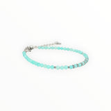 Bracelet "Eveil" Amazonite facettée