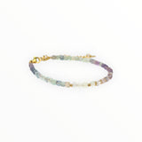 Bracelet "Eveil" Fluorine facettée