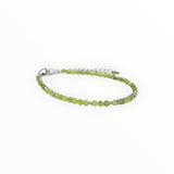 Bracelet "Eveil" Jade Néphrite facettée