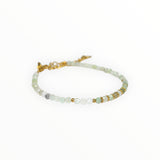 Bracelet "Eveil" Jadéite facettée