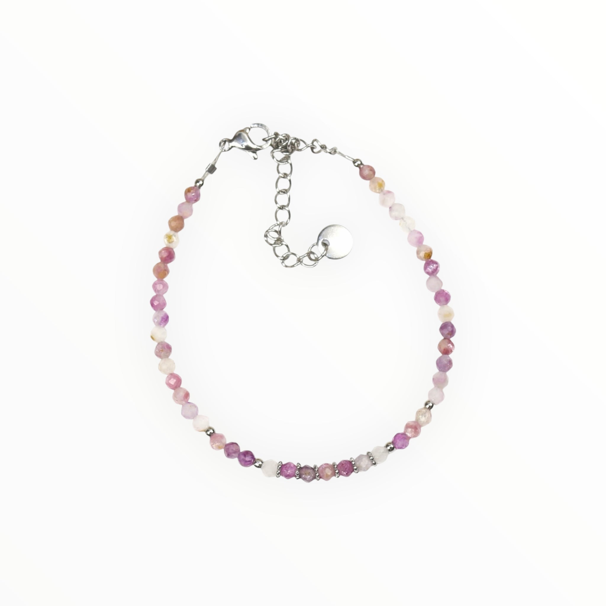 Bracelet "Eveil" Lépidolite facettée