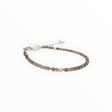 Bracelet "Eveil" Quartz fumé facetté