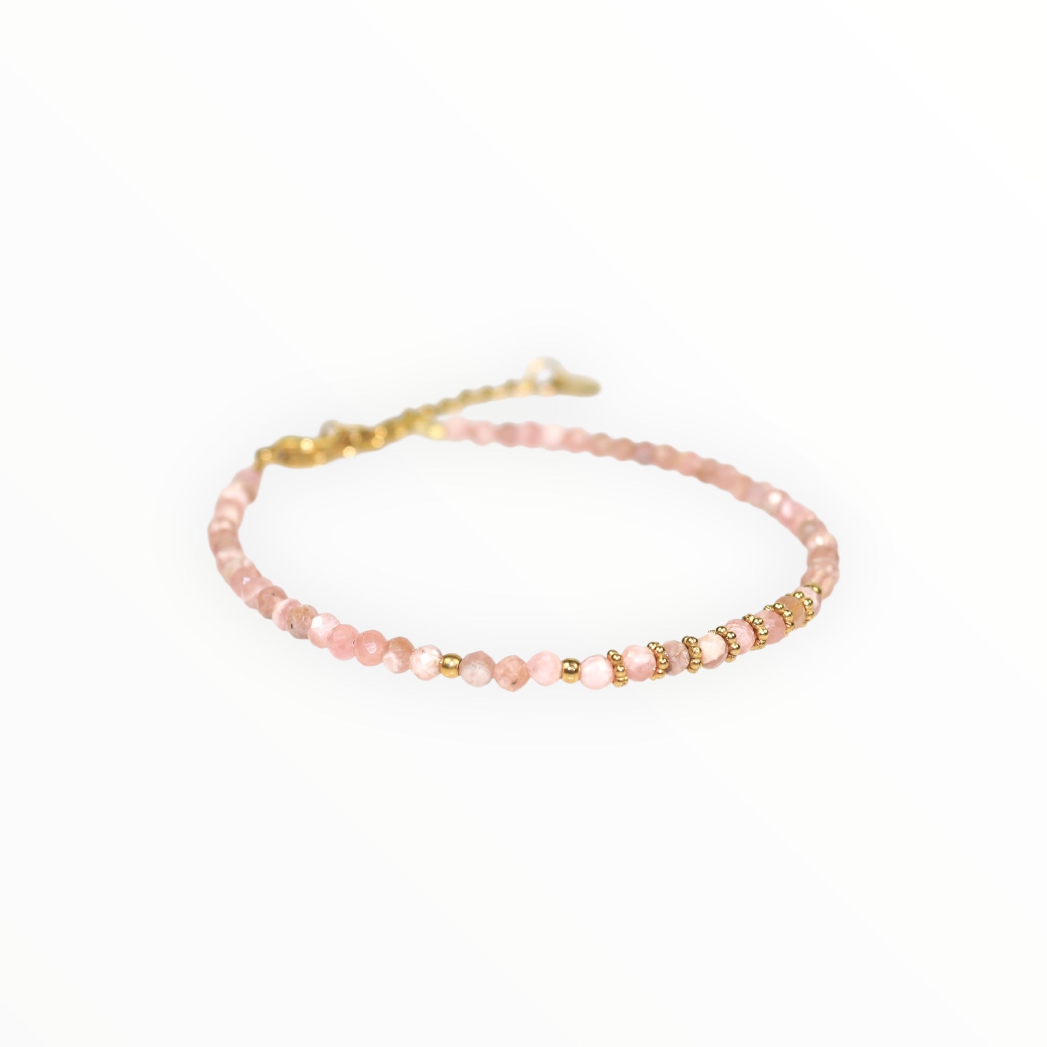 Bracelet "Eveil" Rhodochrosite facettée