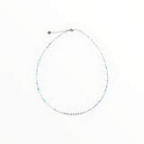 Collier "Eveil" Aigue-Marine facettée