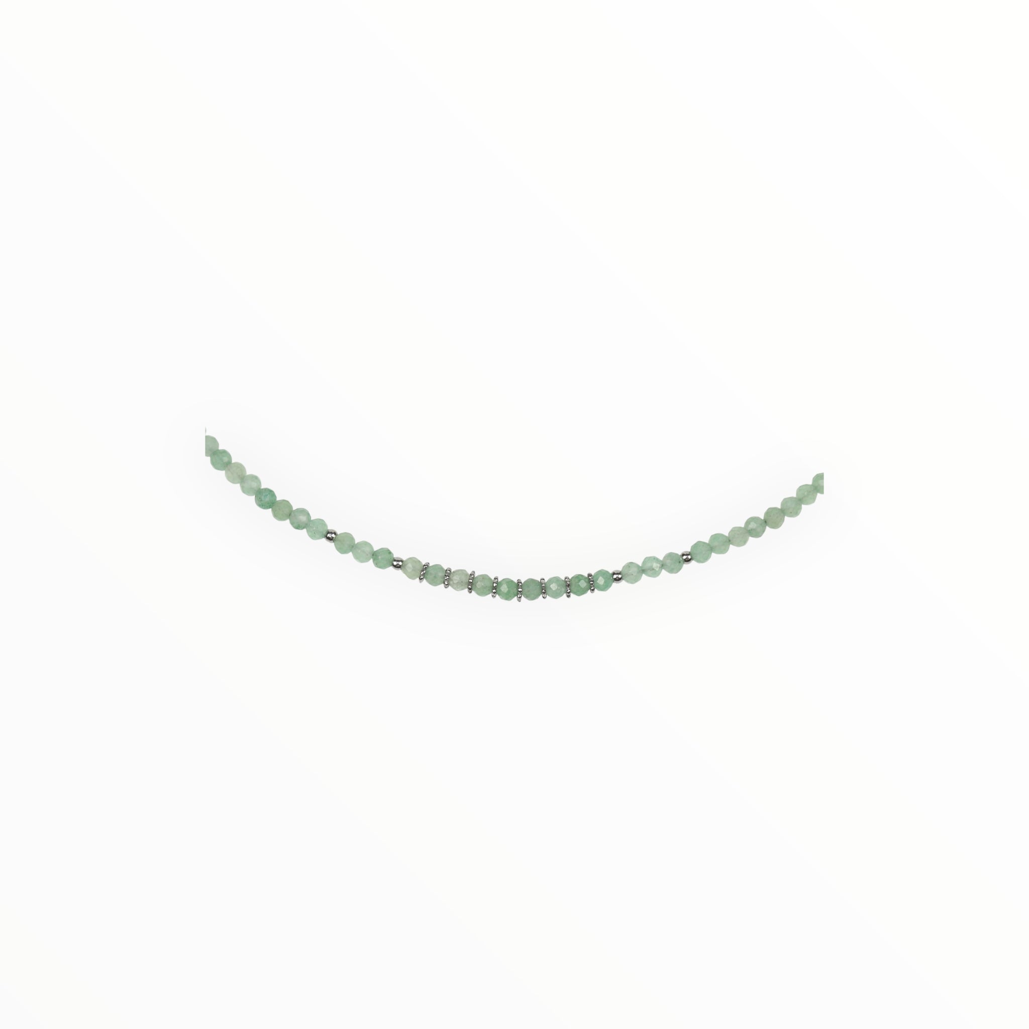 Collier "Eveil"Aventurine facettée