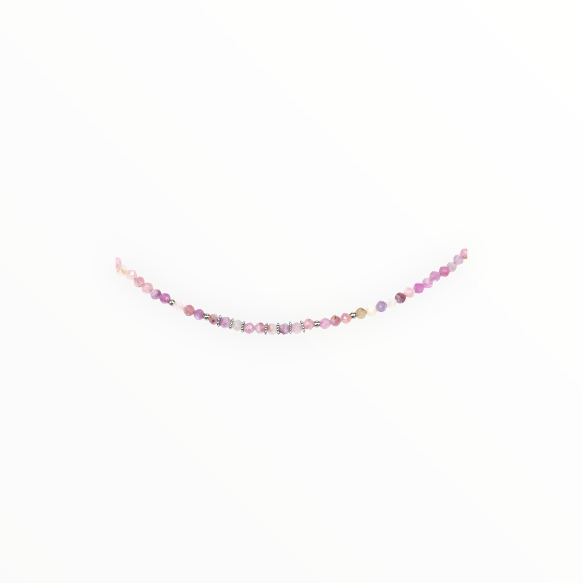 Collier "Eveil" Lépidolite facettée