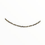 Collier "Eveil" Obsidienne dorée facettée
