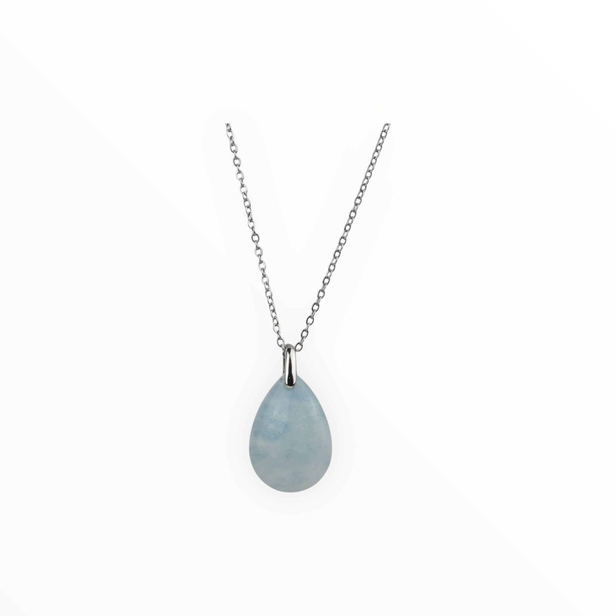 Pendentif Goutte Aigue-Marine