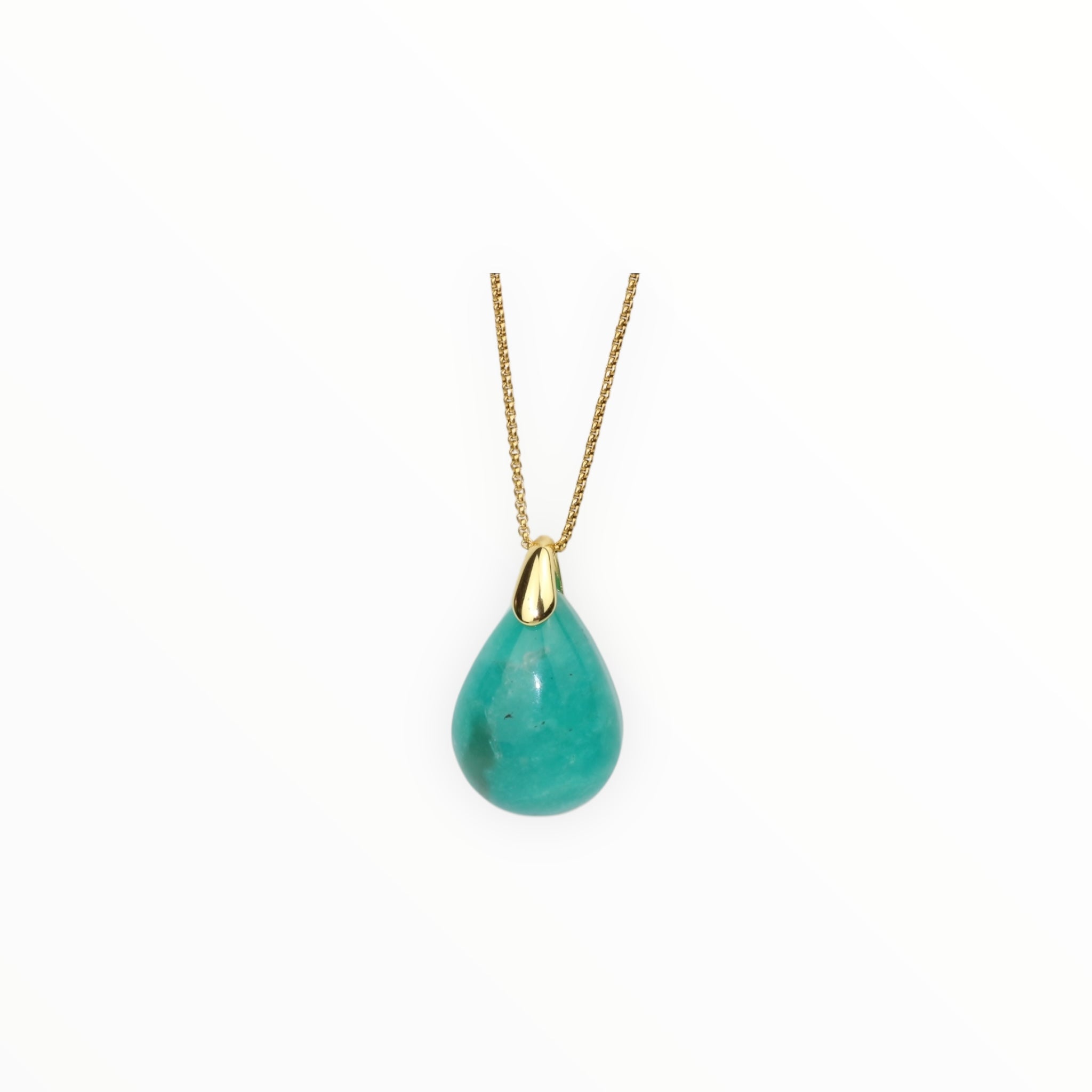 Pendentif Goutte Amazonite