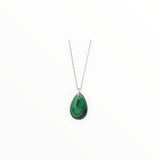Pendentif Goutte Malachite