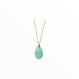 Pendentif Goutte Turquoise du Pérou