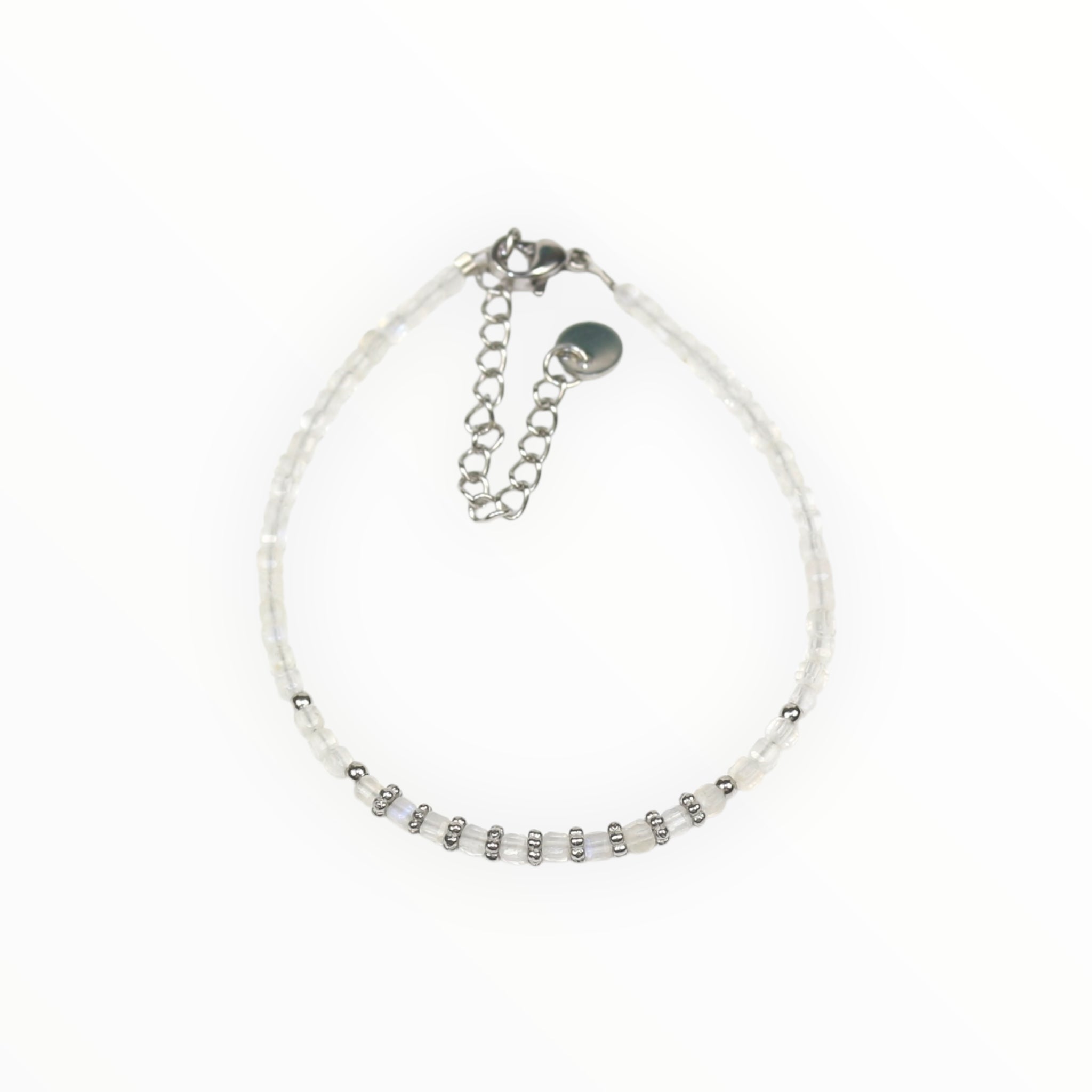 Bracelet "Eveil" Pierre de Lune Cube facettée