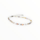Bracelet "Eveil" Agate Botswana facettée