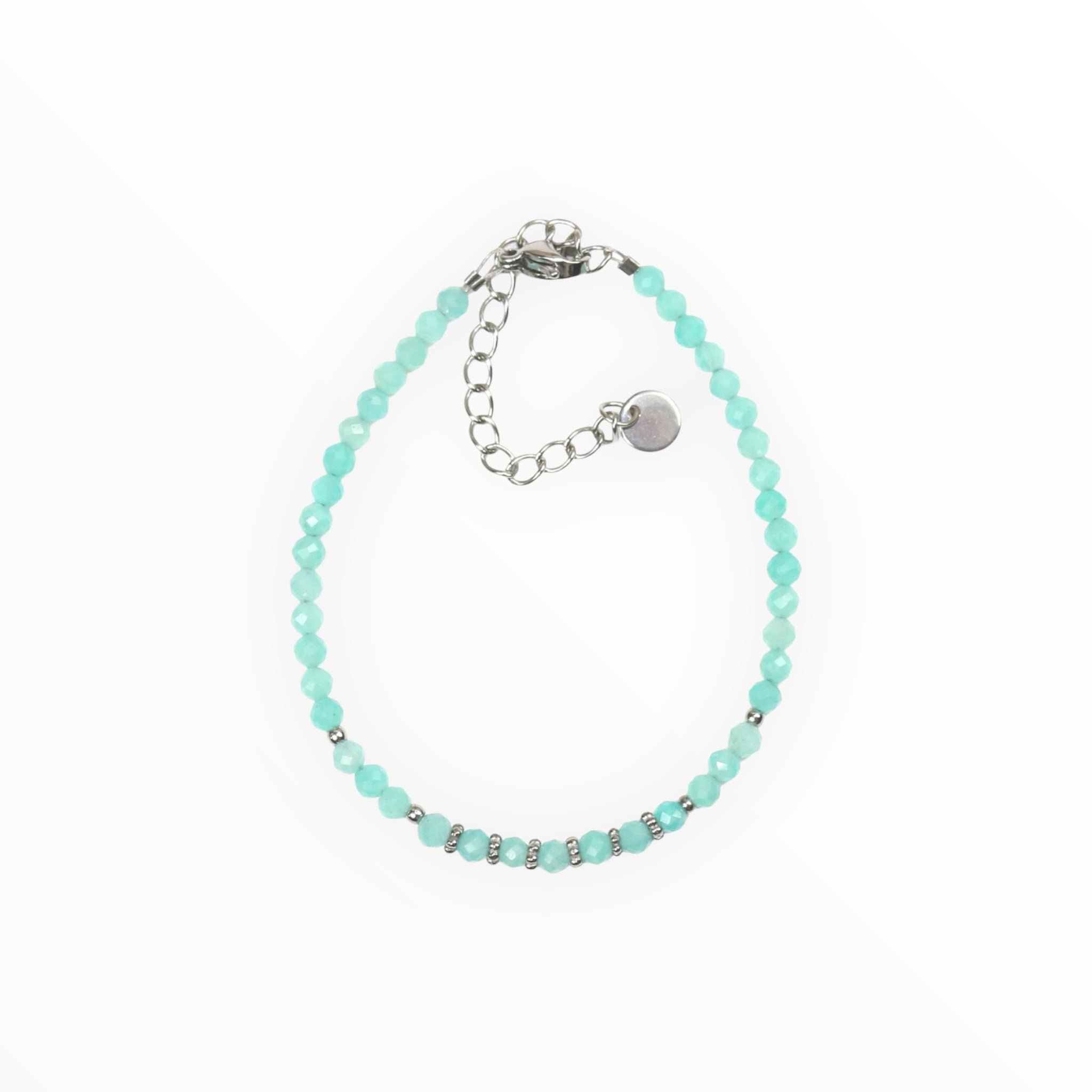 Bracelet "Eveil" Amazonite facettée