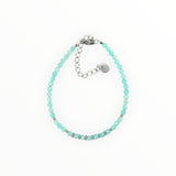 Bracelet "Eveil" Amazonite facettée