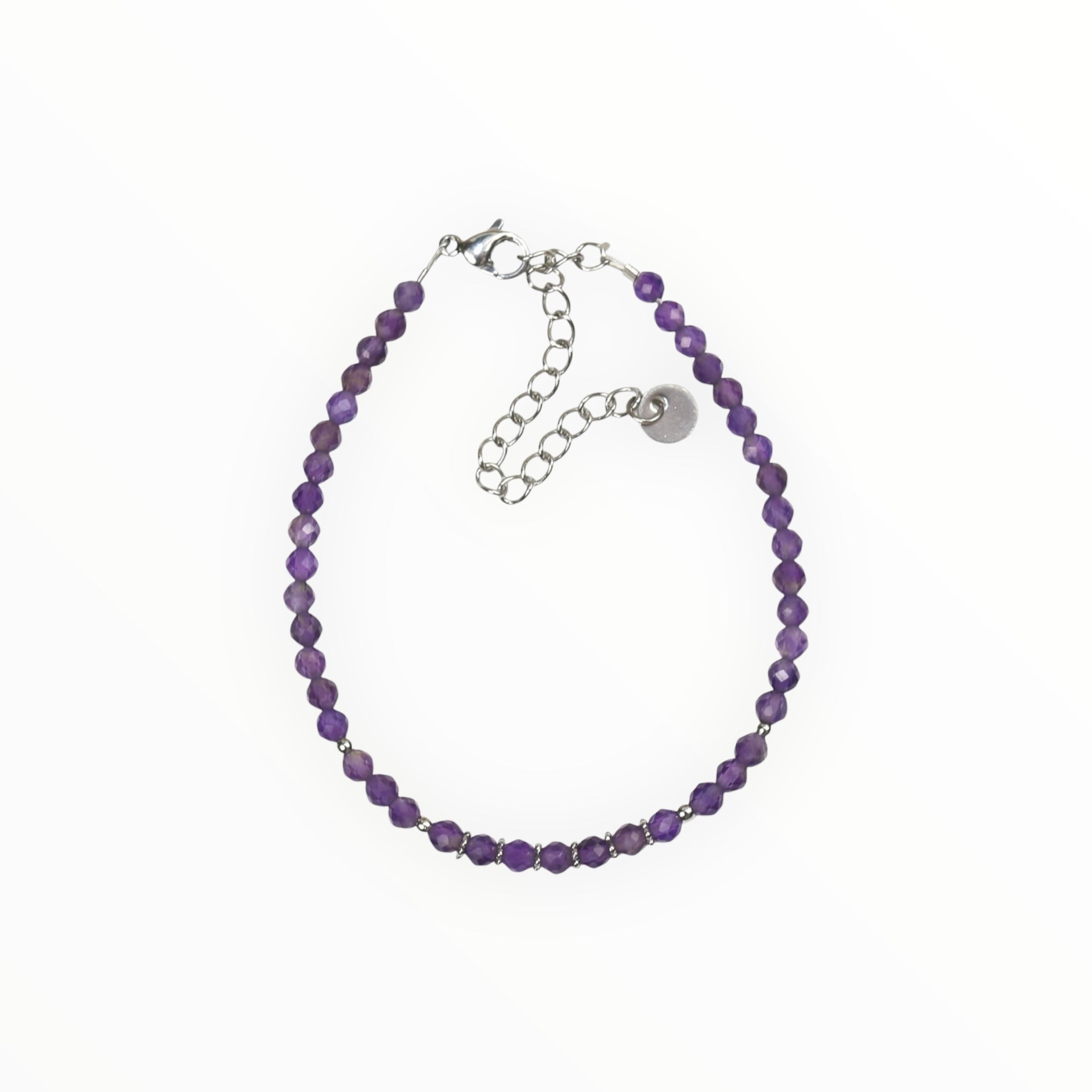 Bracelet "Eveil" Améthyste facettée