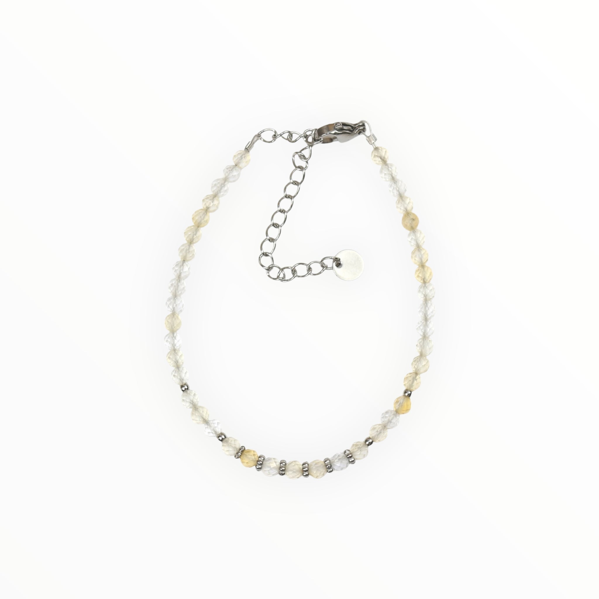 Bracelet "Eveil" Citrine facettée