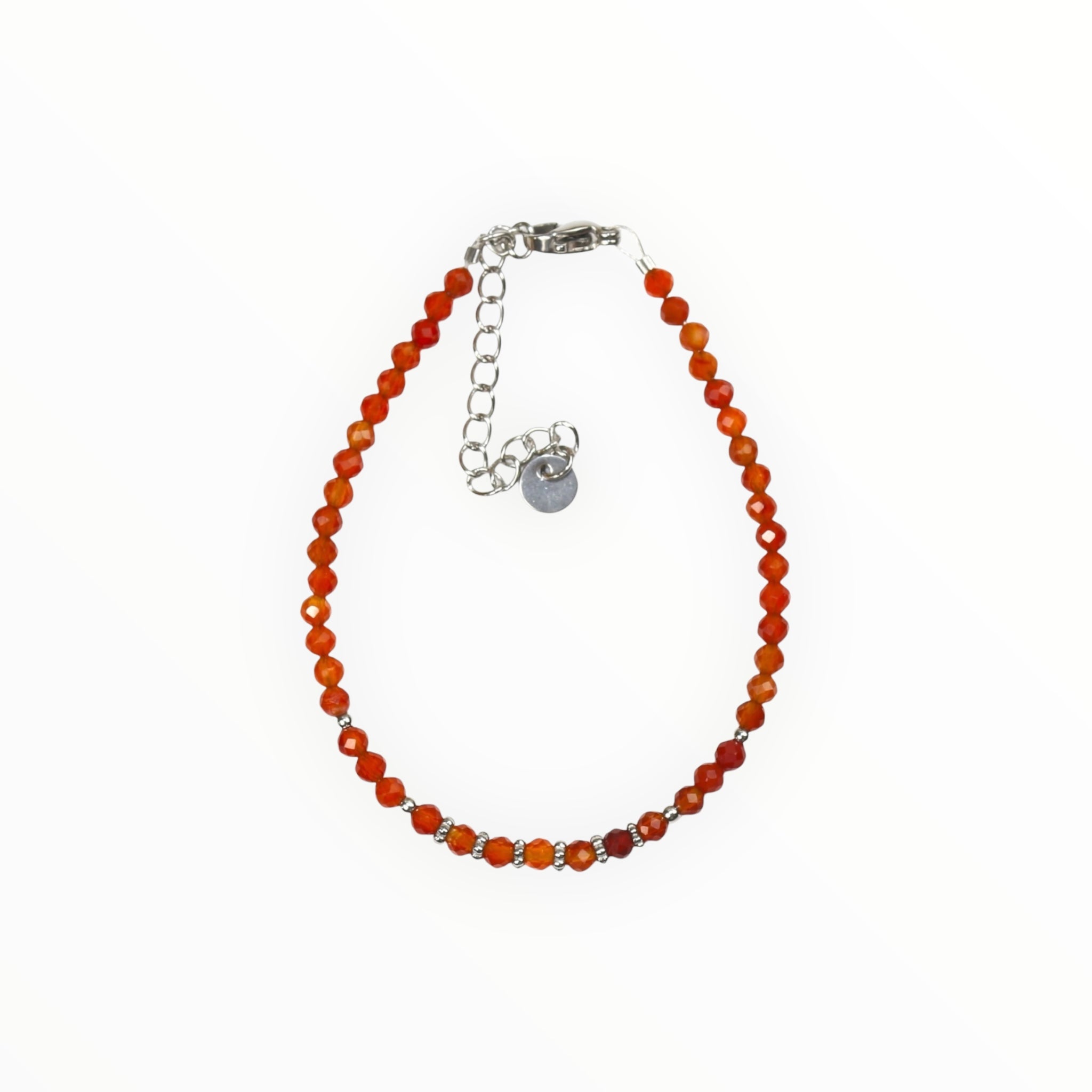Bracelet  "Eveil" Cornaline facettée