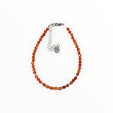 Bracelet  "Eveil" Cornaline facettée