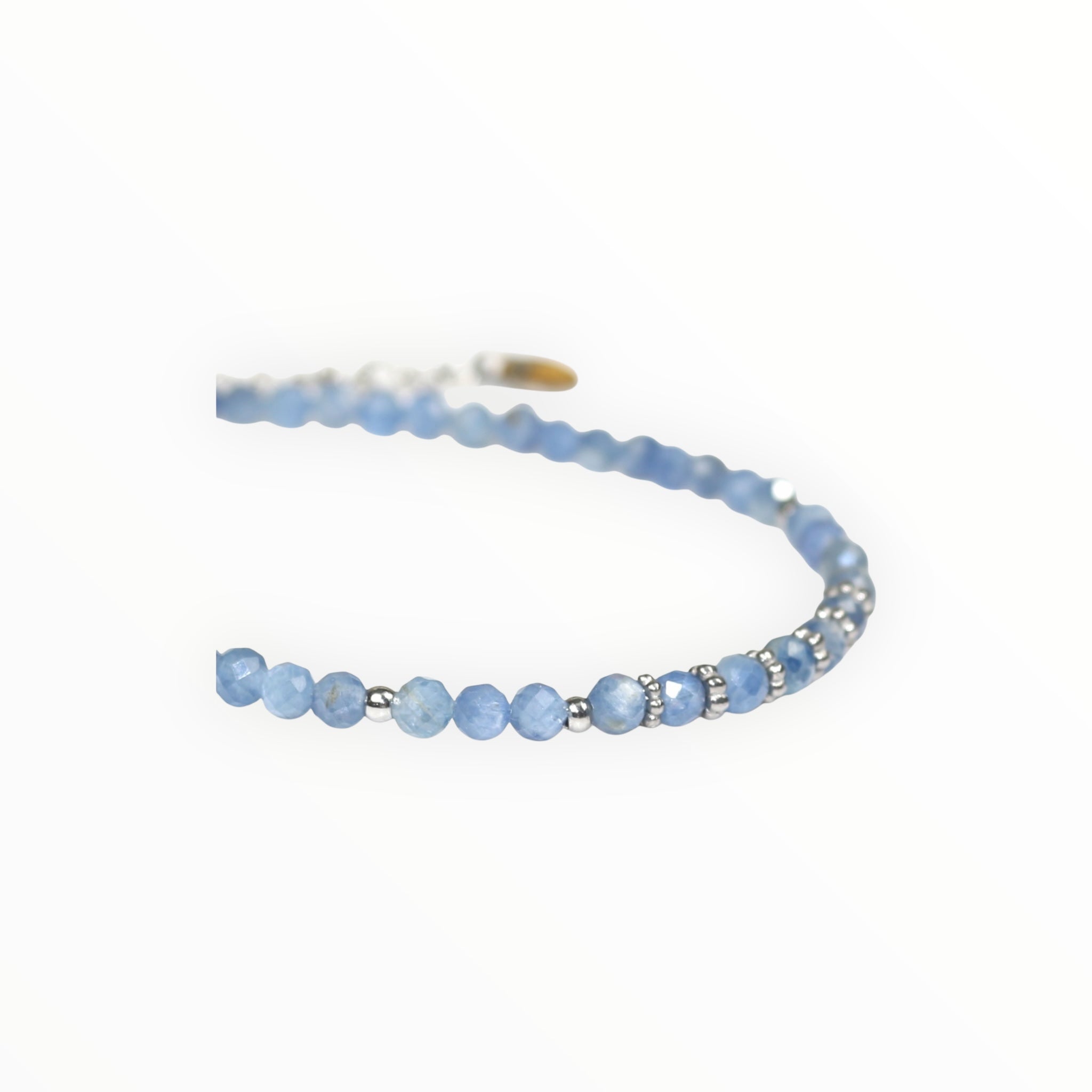 Bracelet "Eveil" Cyanite facettée