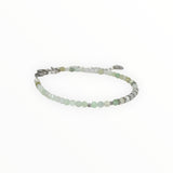 Bracelet "Eveil" Jadéite facettée
