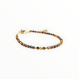 Bracelet  "Eveil" Oeil de Tigre facetté