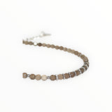 Bracelet "Eveil" Quartz fumé facetté
