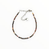 Bracelet "Eveil" Rhodonite facettée