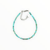 Bracelet "Eveil" Turquoise Hubei facettée