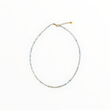 Collier "Eveil" Aigue-Marine facettée