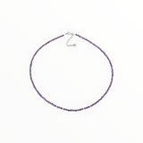 Collier "Eveil" Améthyste facettée