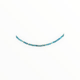 Collier "Eveil" Apatite bleue facettée