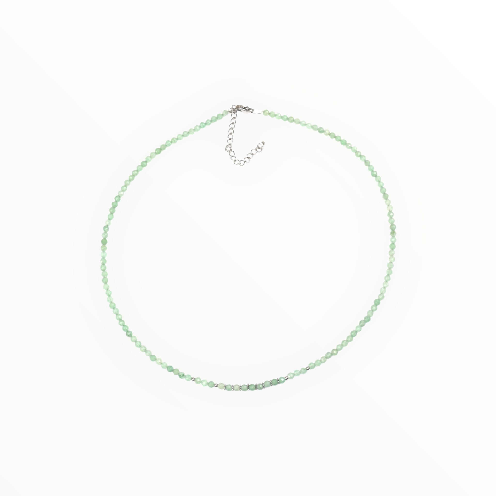 Collier "Eveil"Aventurine facettée