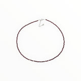 Collier "Eveil" Grenat facetté