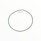 Collier "Eveil"Malachite facettée