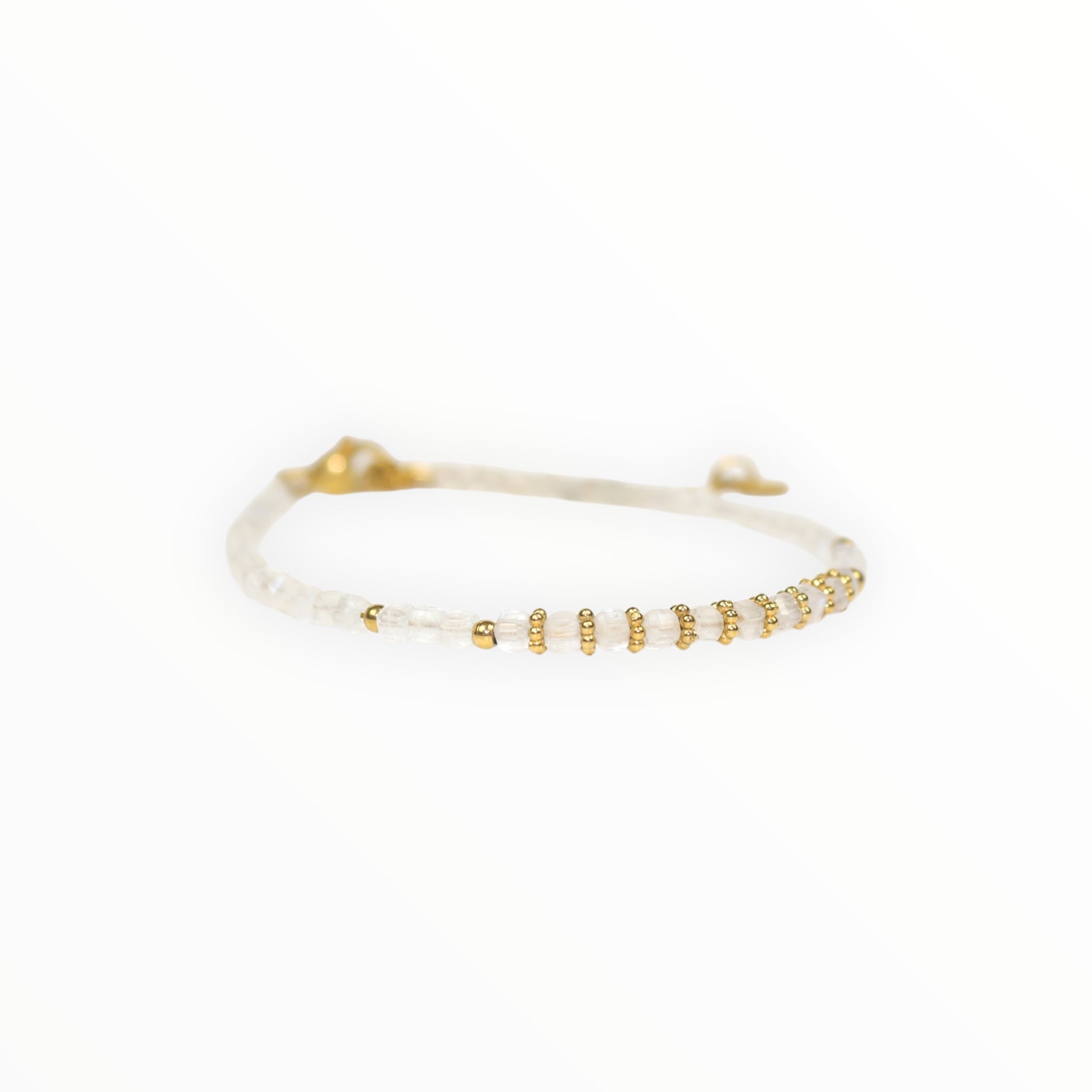 Bracelet "Eveil" Pierre de Lune Cube facettée