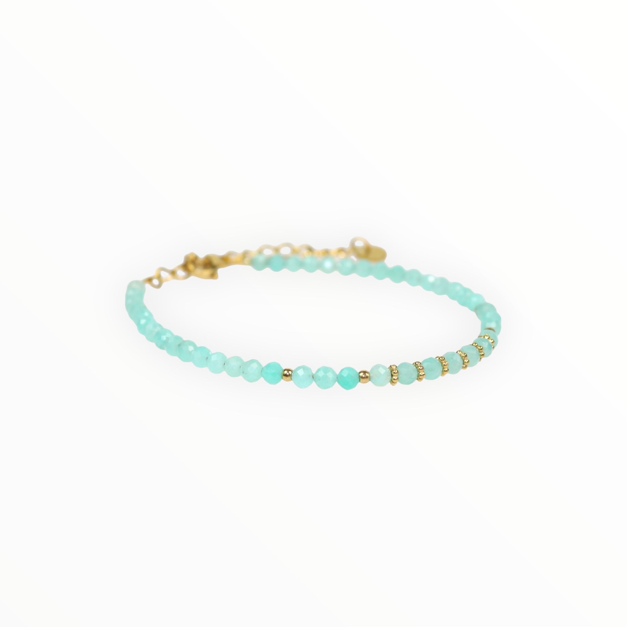 Bracelet "Eveil" Amazonite facettée
