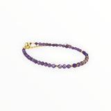 Bracelet "Eveil" Améthyste facettée