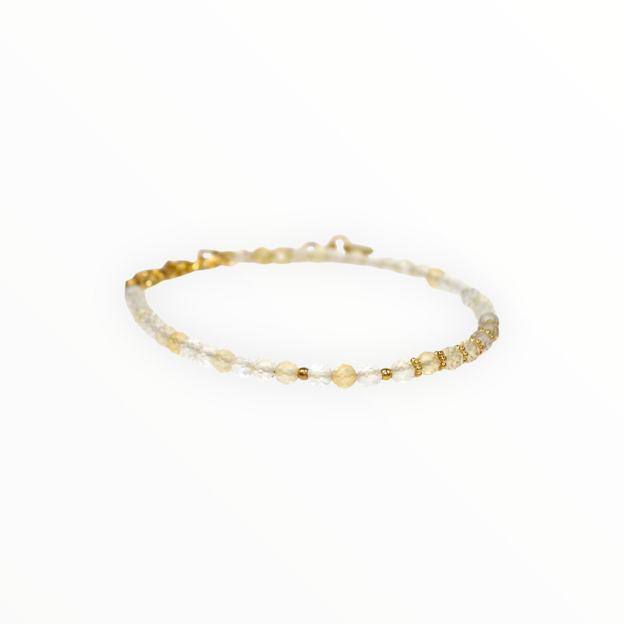 Bracelet "Eveil" Citrine facettée
