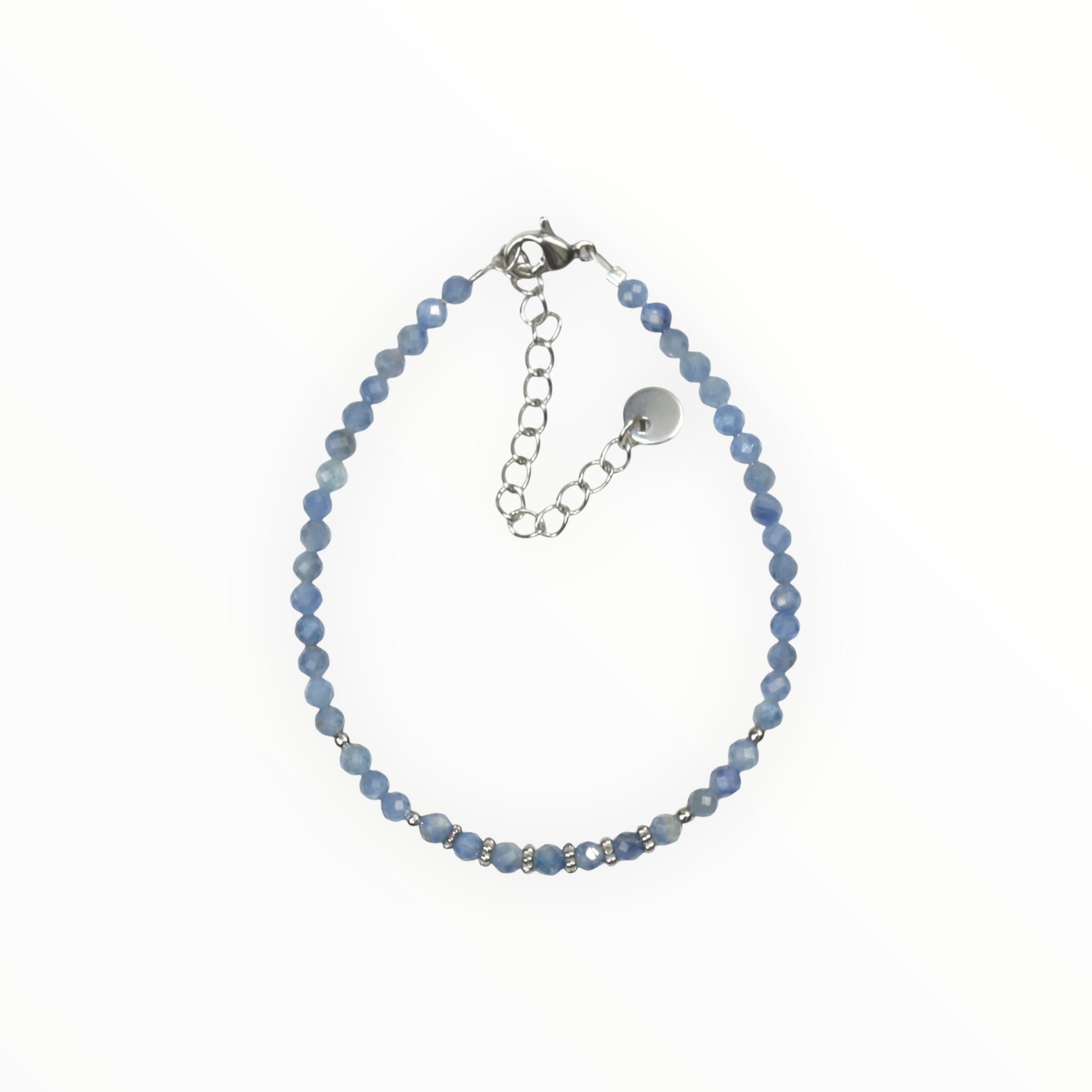 Bracelet "Eveil" Cyanite facettée