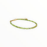 Bracelet "Eveil" Jade Néphrite facettée