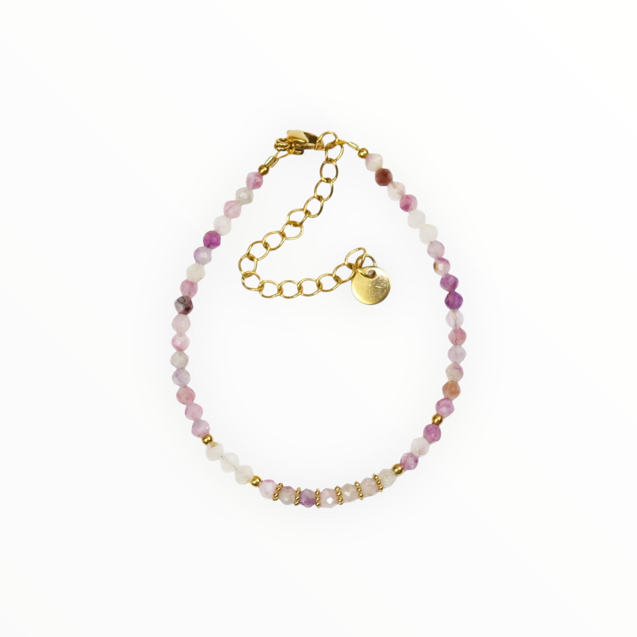 Bracelet "Eveil" Lépidolite facettée