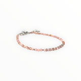 Bracelet "Eveil" Rhodochrosite facettée