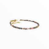 Bracelet "Eveil" Rhodonite facettée