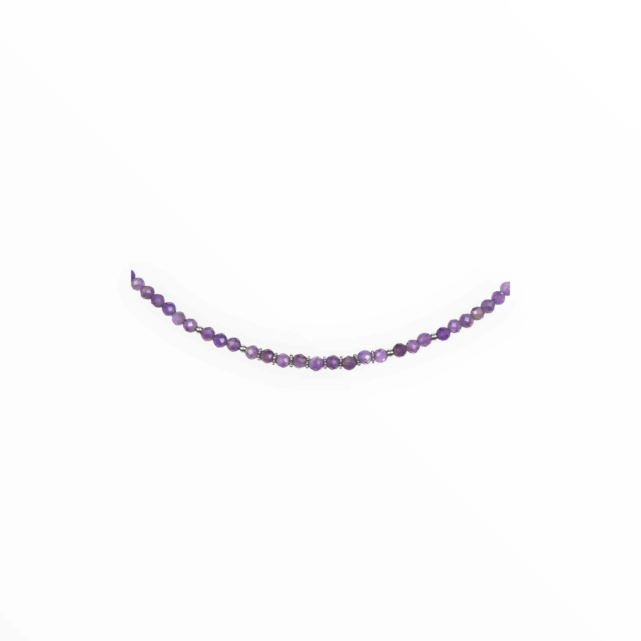 Collier "Eveil" Améthyste facettée