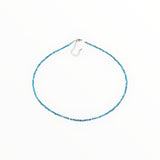 Collier "Eveil" Apatite bleue facettée