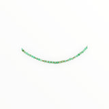 Collier "Eveil"Chrysoprase facettée