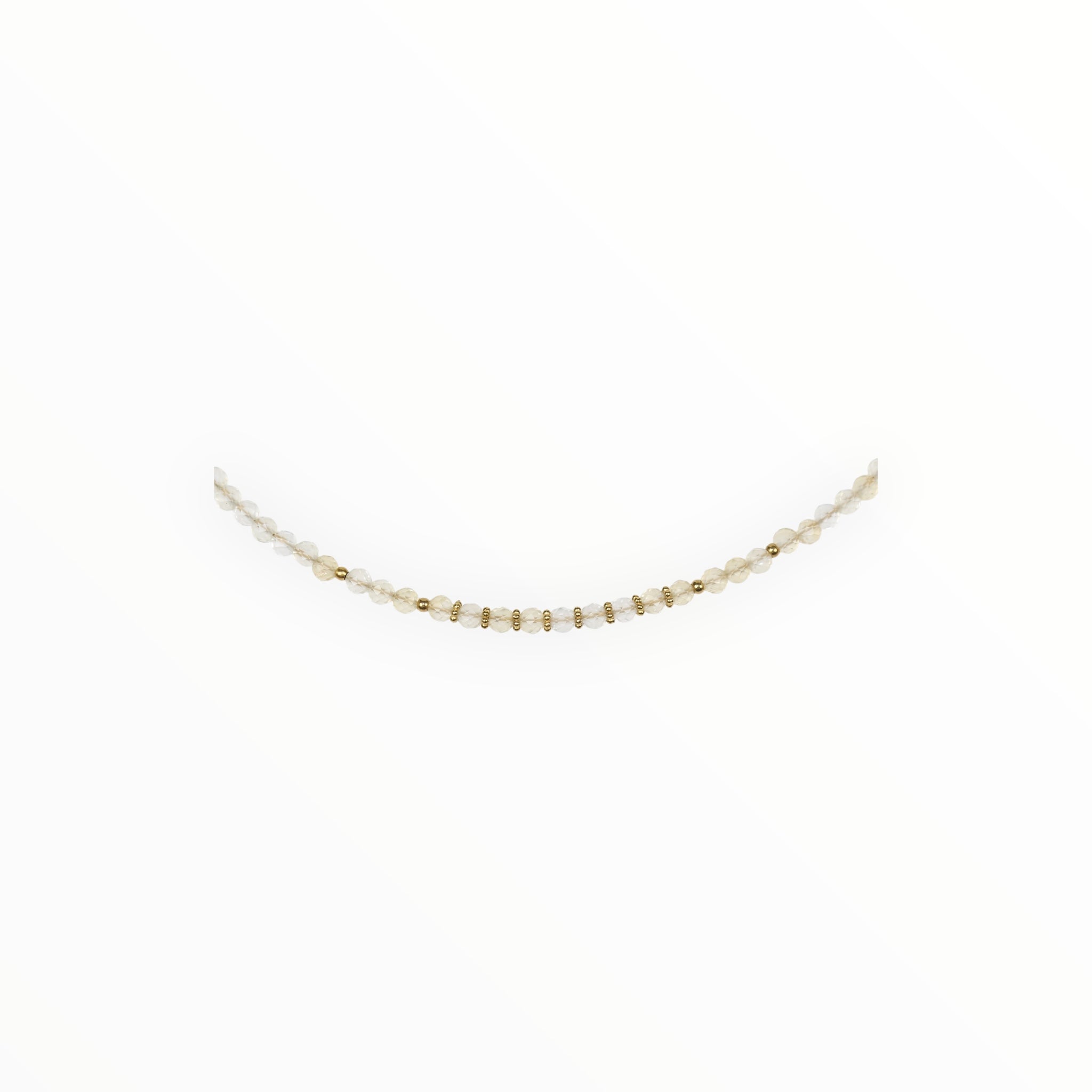 Collier "Eveil" Citrine facettée