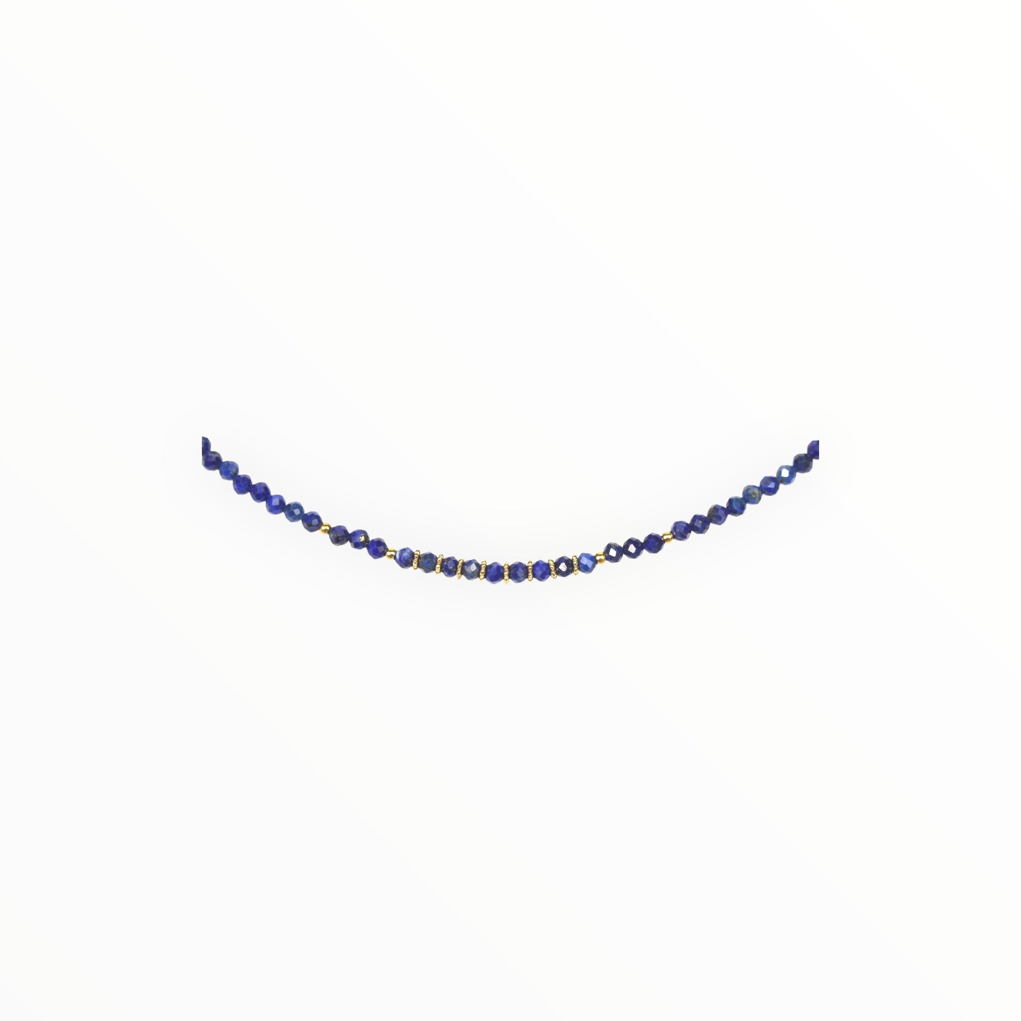 Collier "Eveil"Lapis-Lazuli facetté