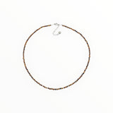 Collier "Eveil" Oeil de Tigre facetté